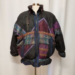 Vintage | Jackets & Coats | Vintage8s Retro Elco Down Filled Iridescent ...
